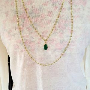 Double Layered  Genuine Natural Peridot 31.5 ctw